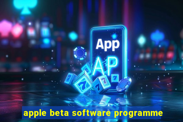 apple beta software programme