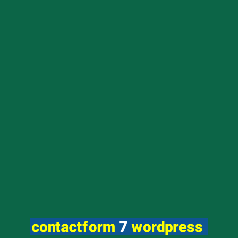 contactform 7 wordpress