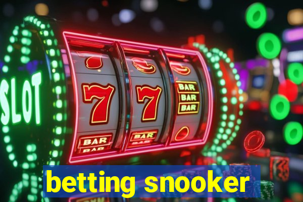 betting snooker