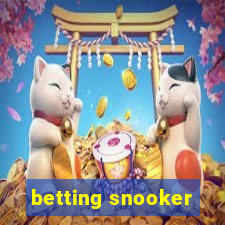 betting snooker