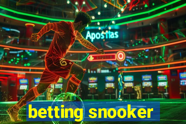 betting snooker