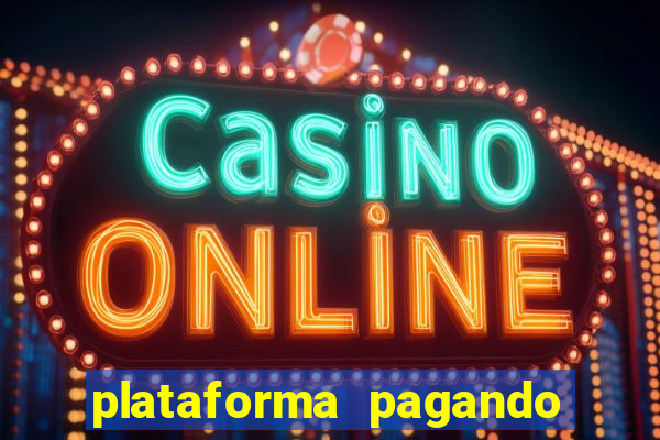 plataforma pagando no cadastro slot