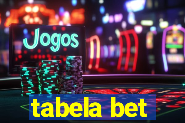 tabela bet