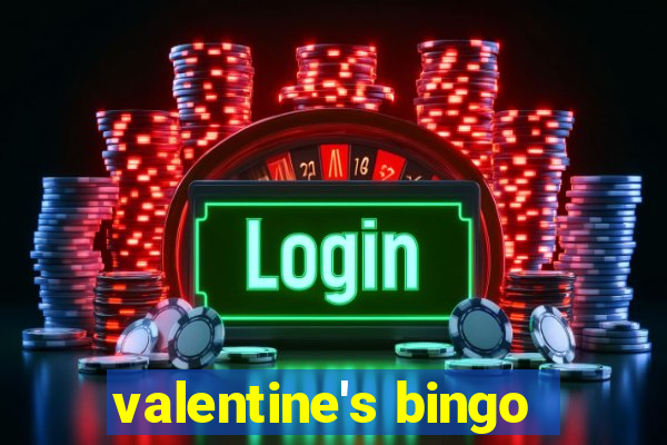 valentine's bingo