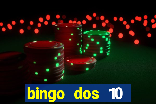 bingo dos 10 mandamentos da lei de deus