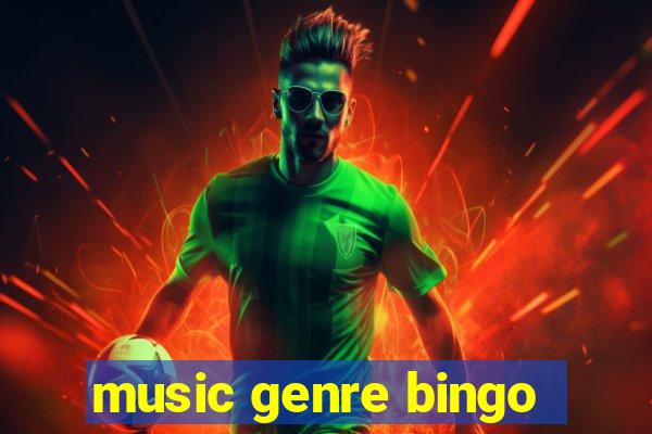 music genre bingo