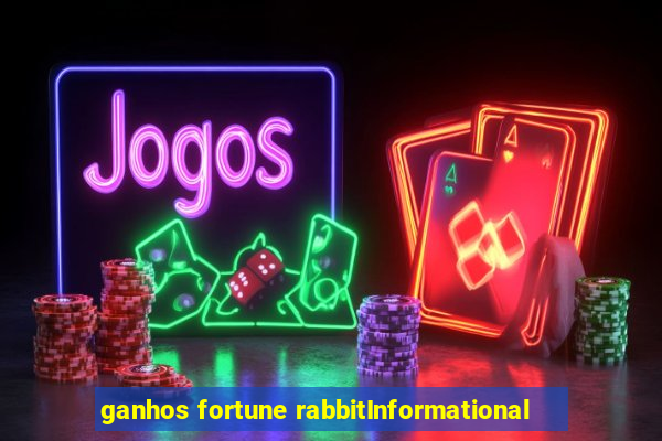 ganhos fortune rabbitInformational