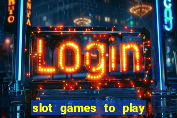 slot games to play for free