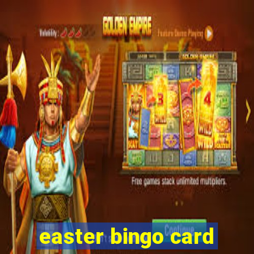 easter bingo card