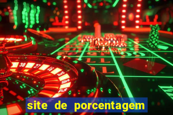 site de porcentagem de slot