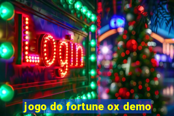 jogo do fortune ox demo