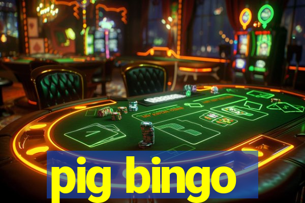 pig bingo