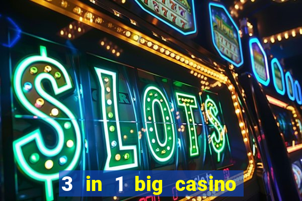 3 in 1 big casino game set