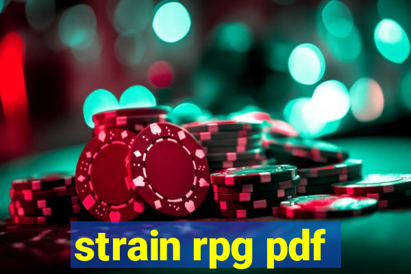 strain rpg pdf