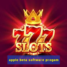 apple beta software progam