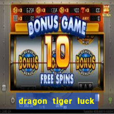 dragon tiger luck demo pg slot