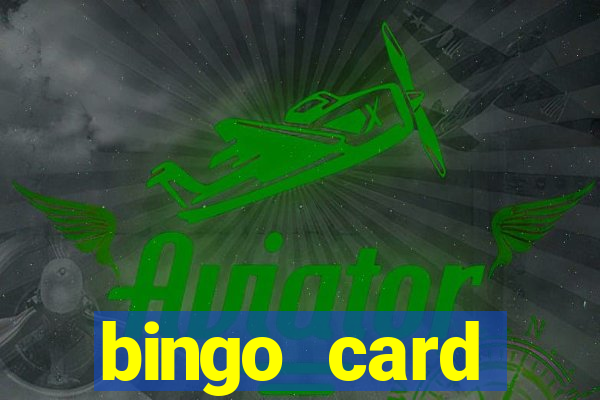 bingo card generator with pictures