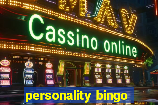 personality bingo