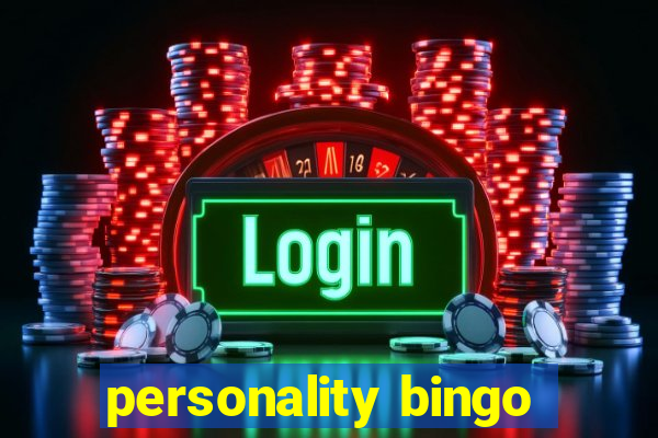 personality bingo