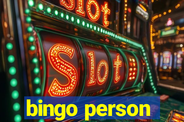 bingo person