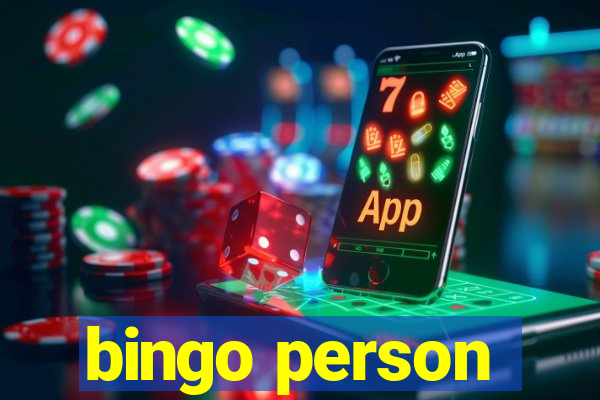 bingo person