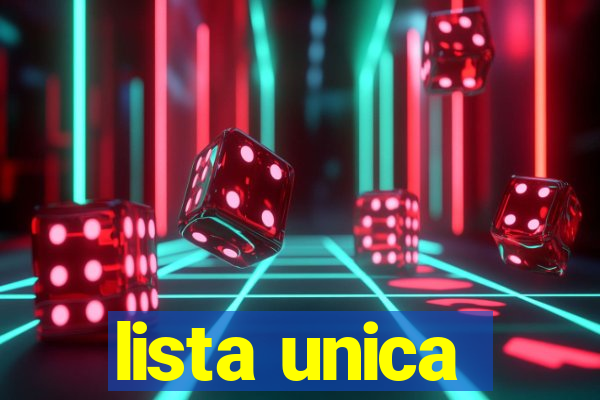 lista unica