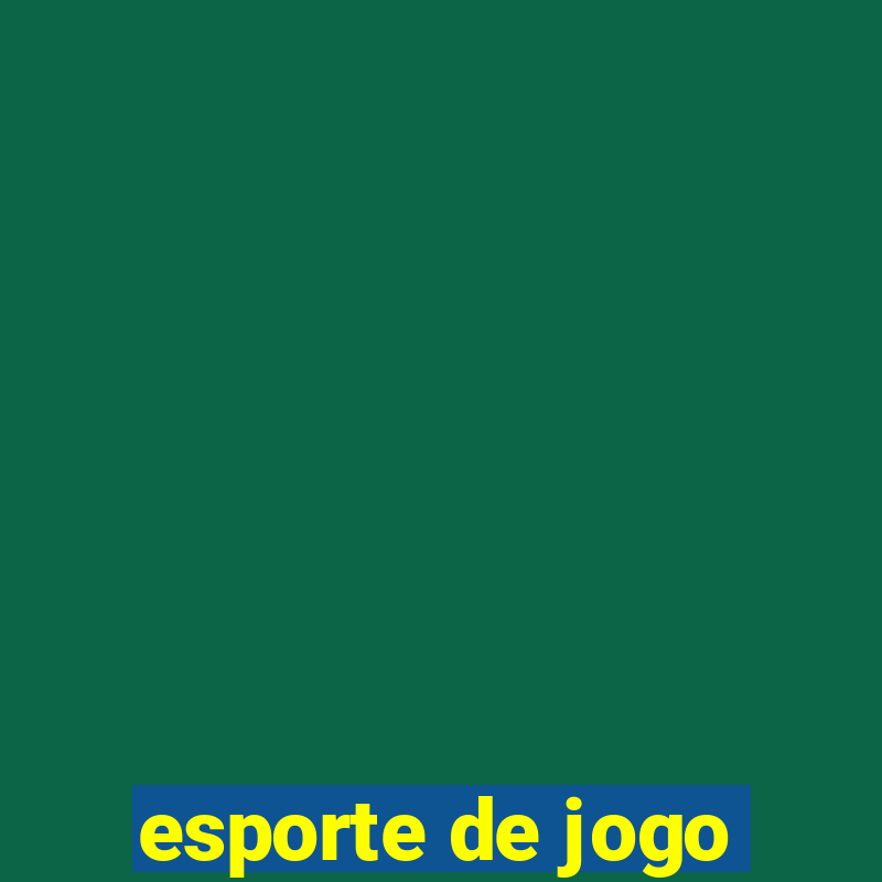 esporte de jogo