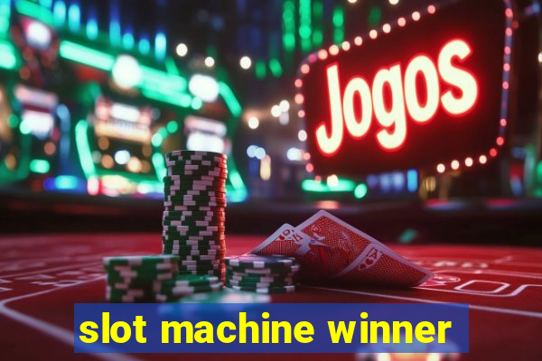 slot machine winner