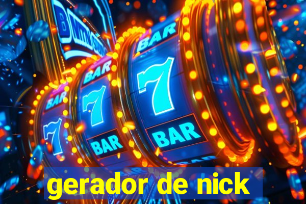 gerador de nick