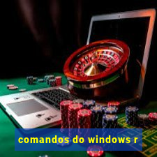 comandos do windows r