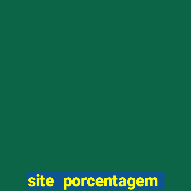 site porcentagem dos slots pg