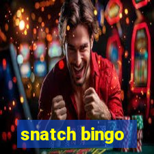 snatch bingo