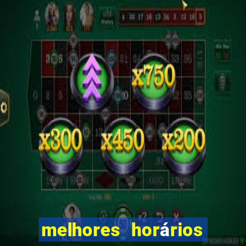 melhores horários para ganhar no fortune tiger