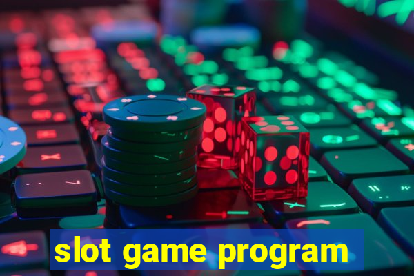 slot game program