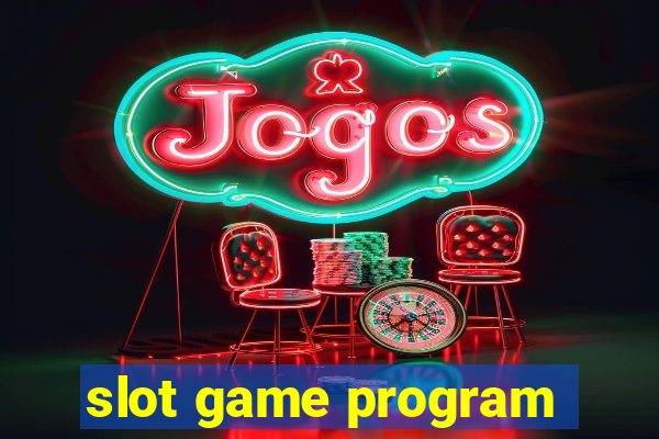 slot game program