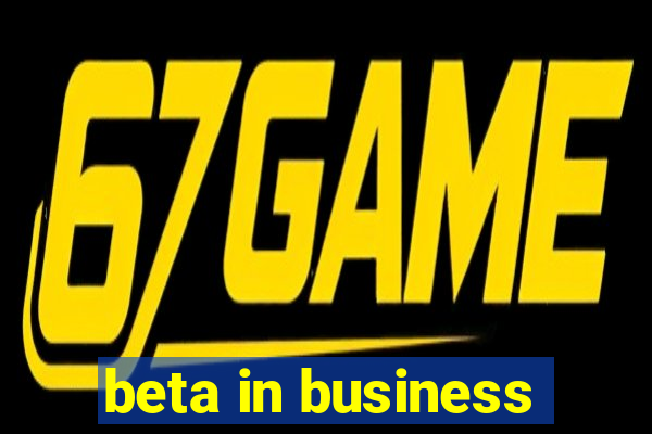 beta in business