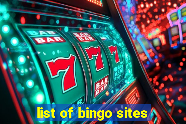 list of bingo sites