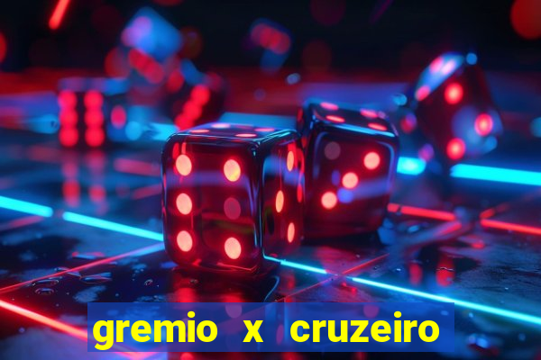 gremio x cruzeiro ao vivo hd