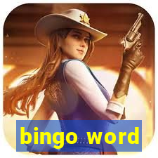 bingo word