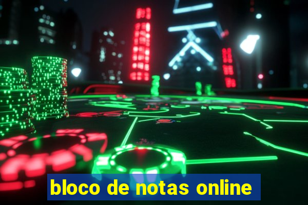 bloco de notas online