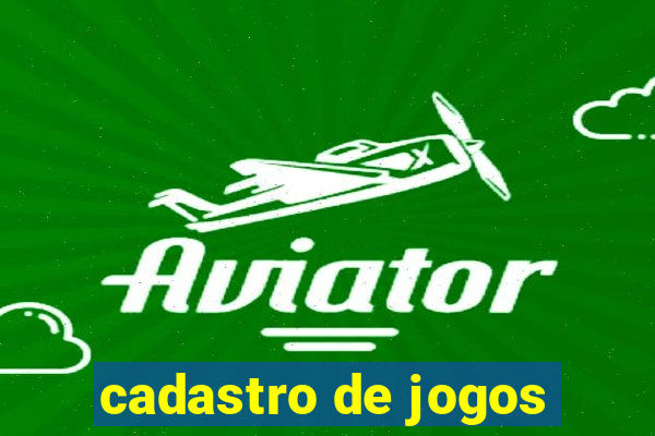 cadastro de jogos