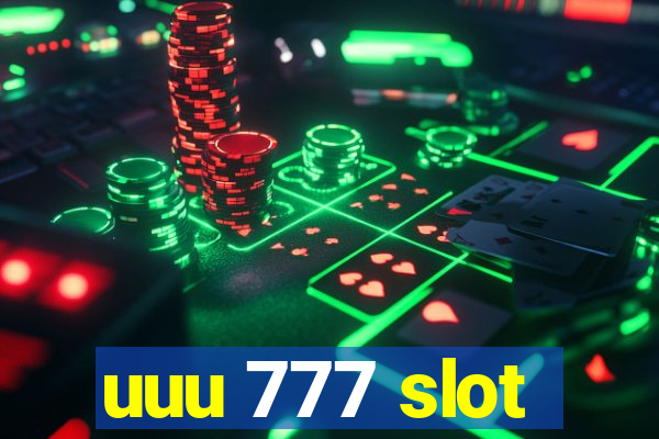 uuu 777 slot