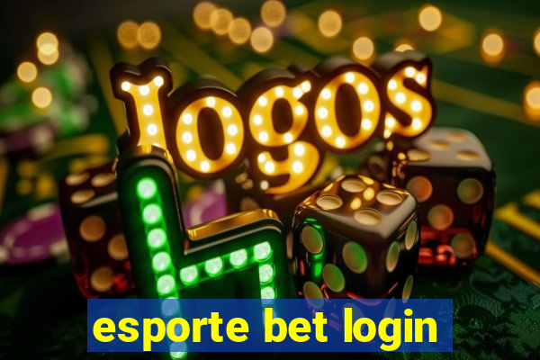 esporte bet login