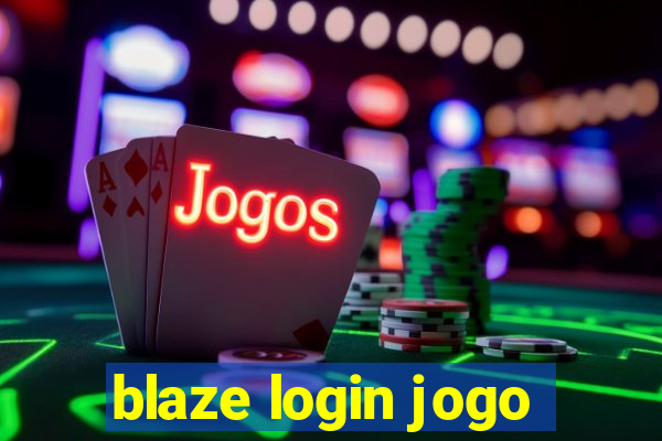 blaze login jogo