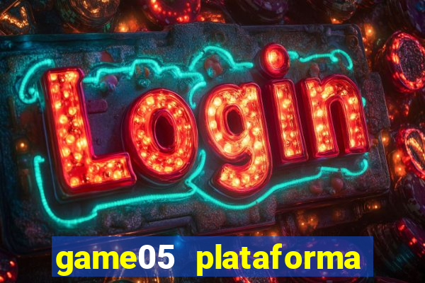 game05 plataforma de jogos