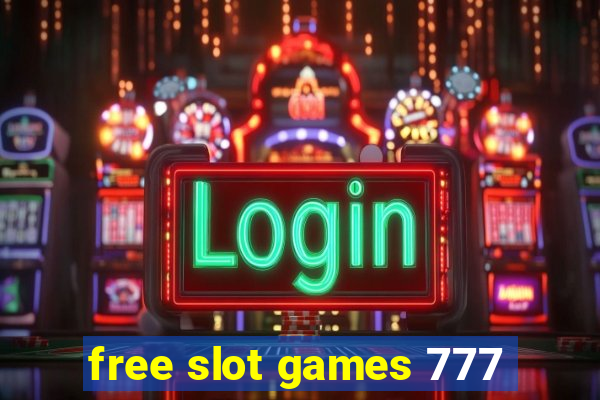 free slot games 777