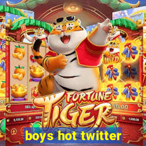 boys hot twitter