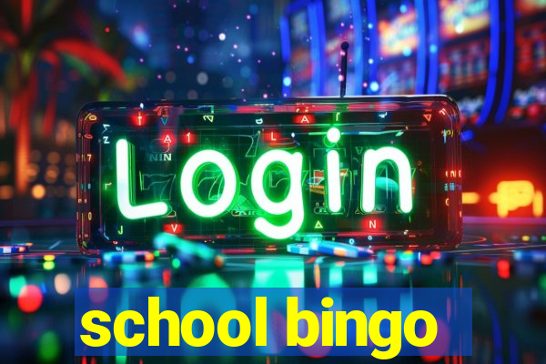 school bingo