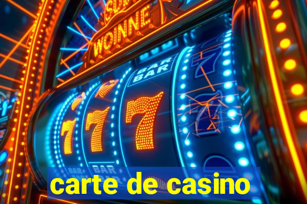 carte de casino