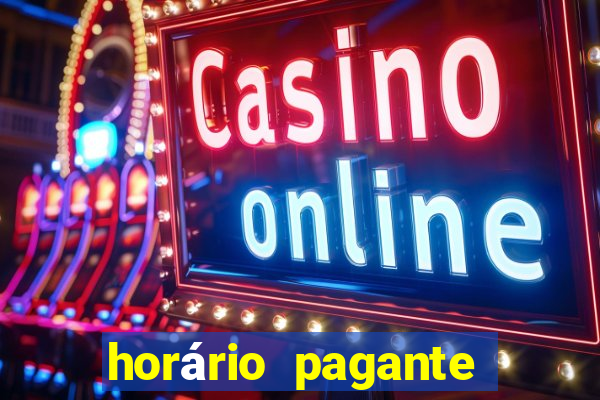 horário pagante fortune tiger